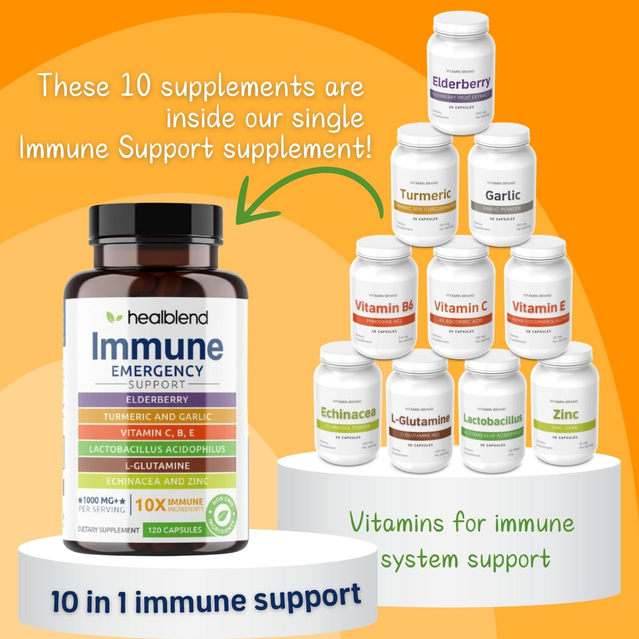 Immune Support Capsules Elderberry