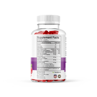 NAD+ Biotin Gummies – Collagen Peptides, Resveratrol, Keratin & Berberine – Anti-Aging Hair, Skin & Nail Support – Raspberry Flavor – 60ct