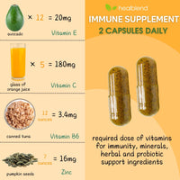 Immune Support Capsules Elderberry