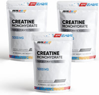 Creatine Monohydrate Powder 5000mg - Unflavored Micronized Creatine for Muscle Gain, Improve Performance & Pre-Workout Recovery - 60 Servings