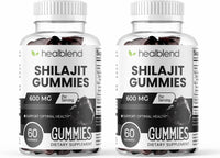 Organic Himalayan Shilajit Gummies 600mg - Optimal Health, Energy & Immunity Support for Men & Women, Natural Fruit Flavor - 60 Gummy