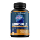 Neuro Plus Focus Booster - Advanced Brain Support Supplement with Vitamin B6, B12 - Improves Memory, Concentration & Cognitive Function – 120 Capsules