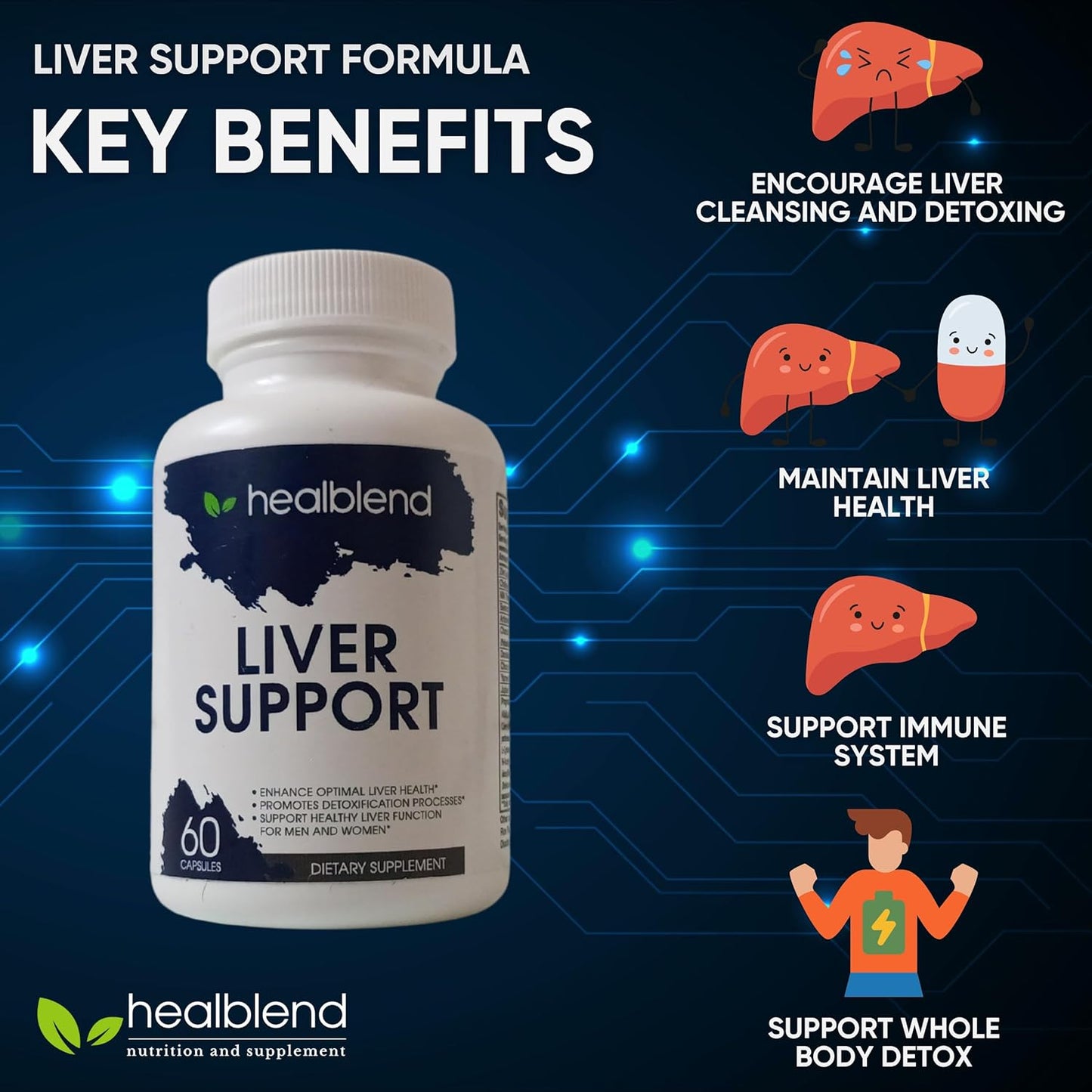 Liver Support with Milk Thistle Extract