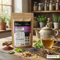 Head Harmony Functional Tea, Calming Tension Relief & Sleep Support, Caffeine Free, 4oz