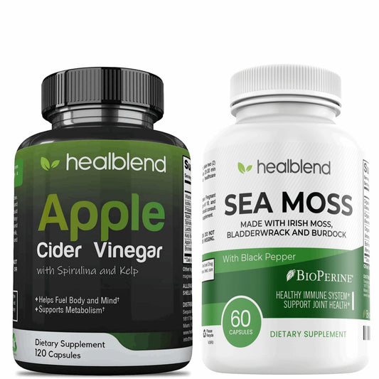 ACV with Spirulina & Sea Moss Supplement - Healblend - #tag4#