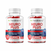 Neuro Plus Brain Booster Gummies – Focus, Memory & Clarity Support with Vitamin B12, Folate, B6, Phosphatidylserine – Strawberry Flavor – 60ct