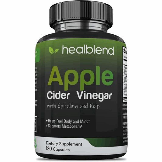 Apple Cider Vinegar with Spirulina and Kelp - Healblend