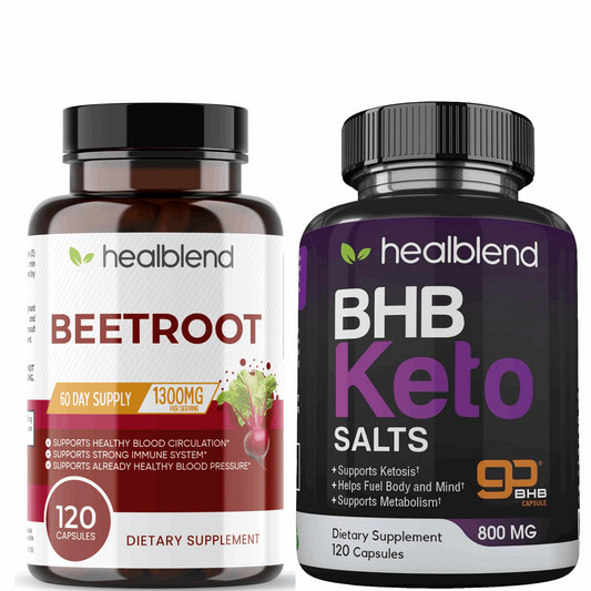 BeetRoot Capsules & Keto BHB Salts - Healblend - #tag4#