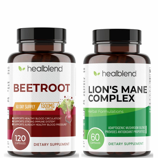 BeetRoot Capsules & Lion's Mane - Healblend - #tag4#