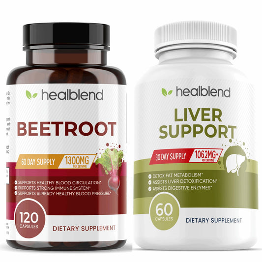 BeetRoot Capsules & Liver Support - Healblend - #tag4#