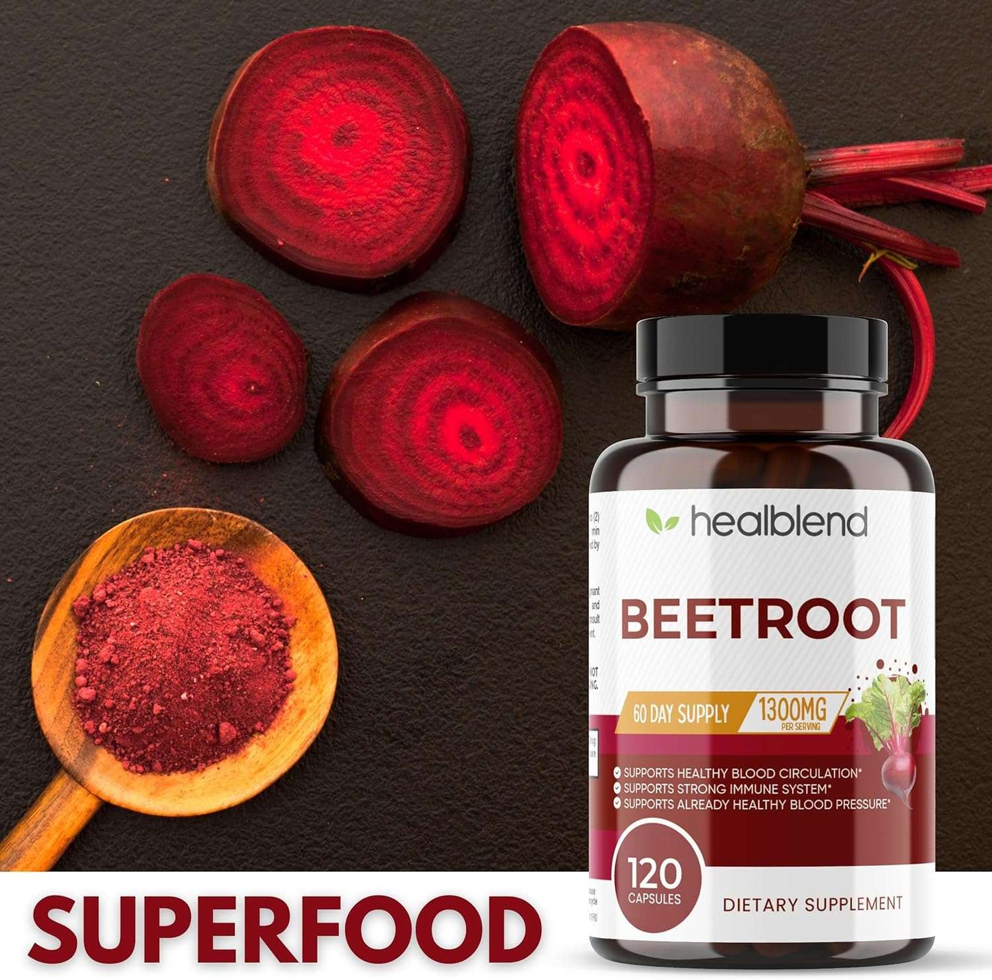 Beet Root Capsules - Healblend