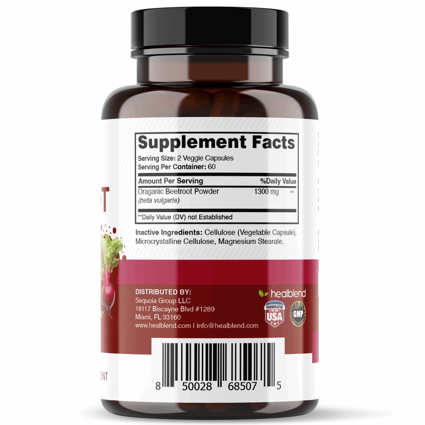 Beet Root Capsules - Healblend