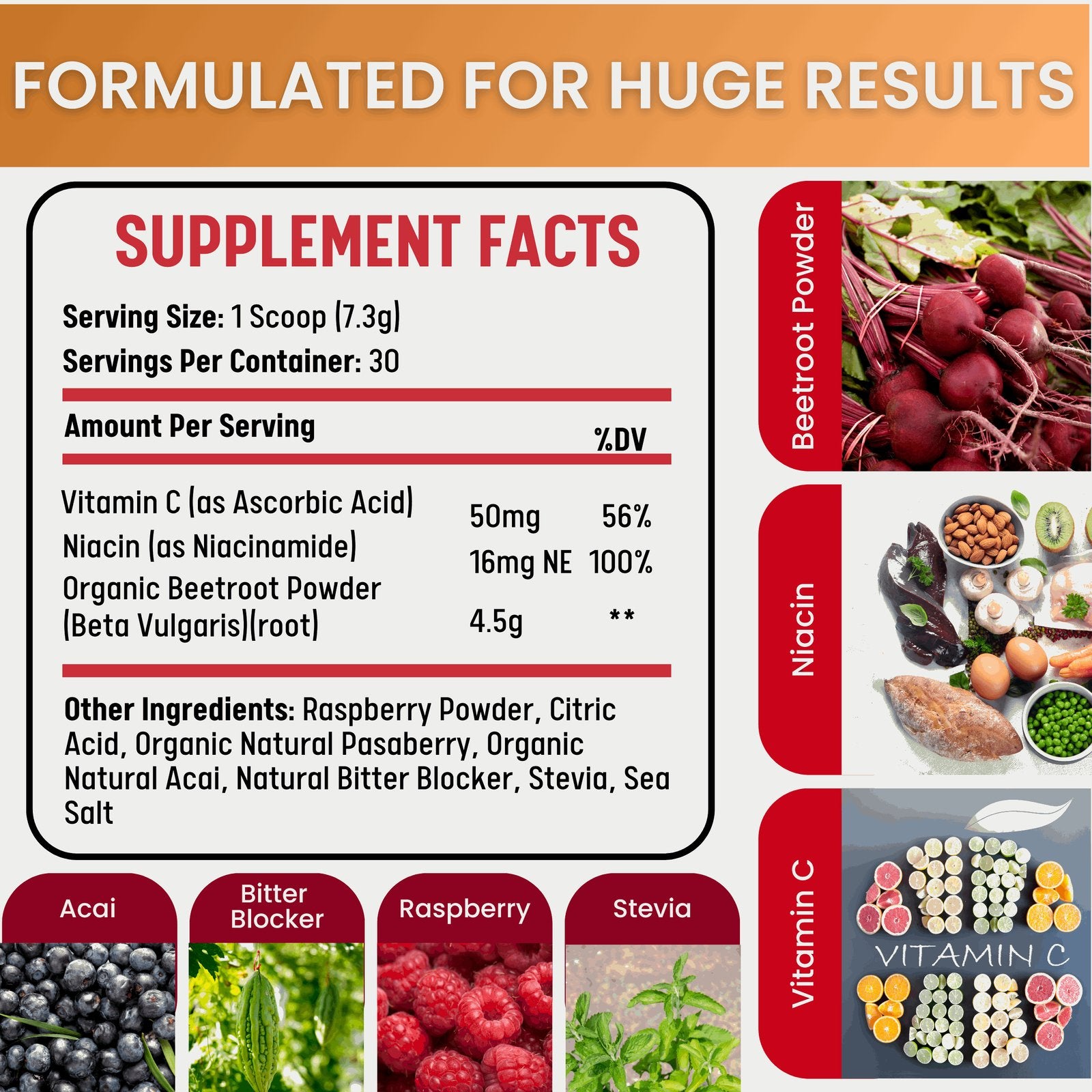 Beet Root Powder Berry Flavored - Healblend