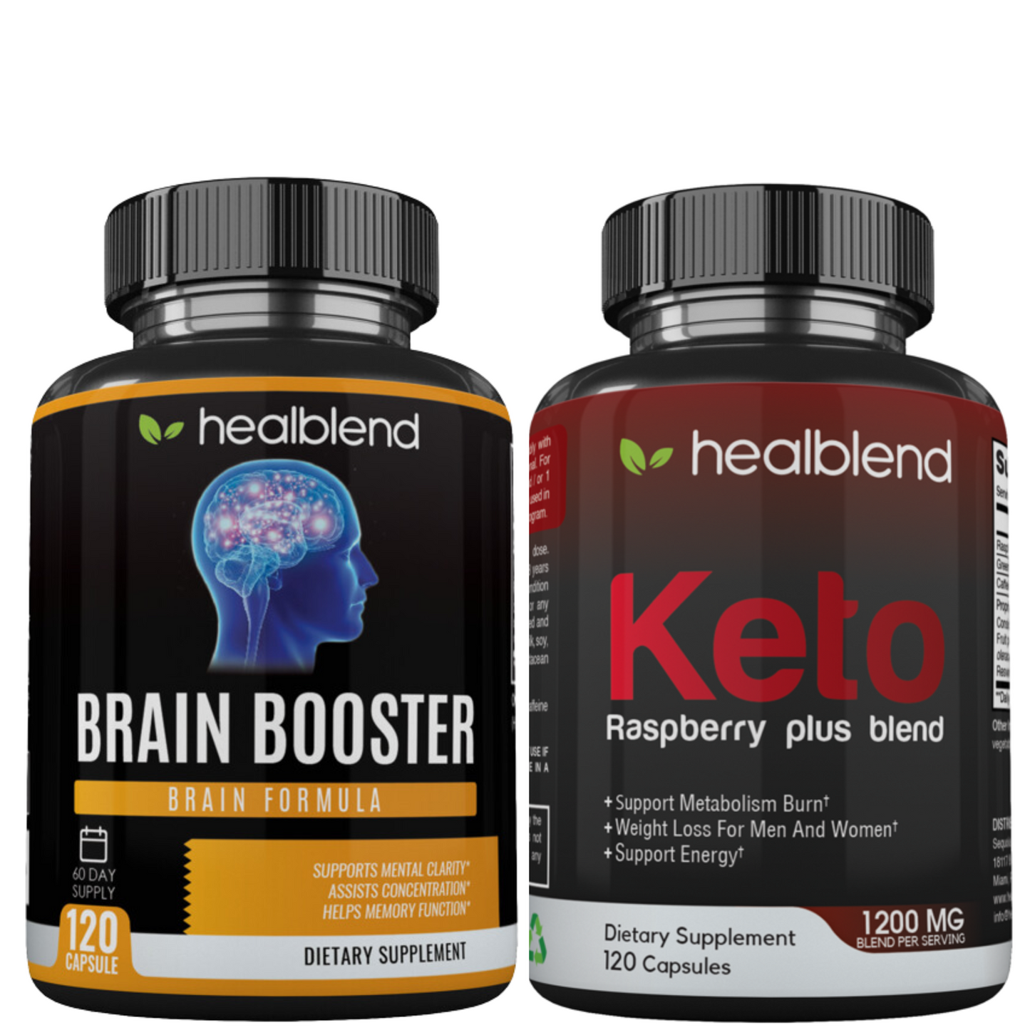 Brain Booster & Keto Raspberry - Healblend - #tag4#