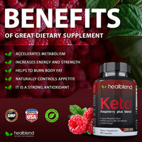 Brain Booster & Keto Raspberry - Healblend - #tag4#