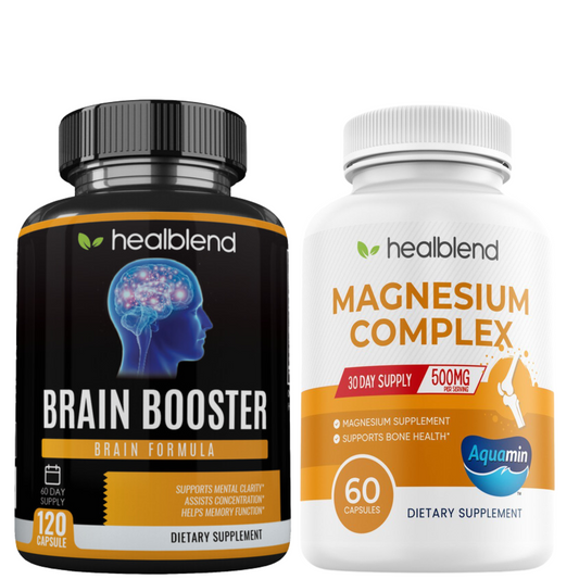 Brain Booster & Magnesium Complex - Healblend - #tag4#