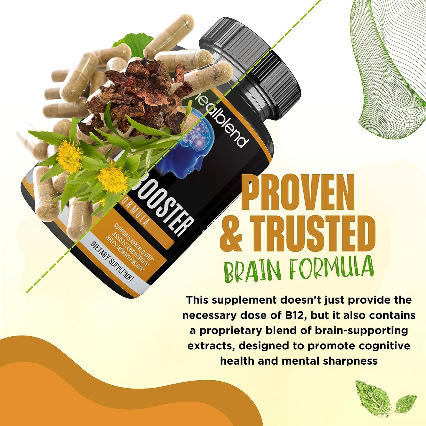 Brain Booster Supplement - Healblend