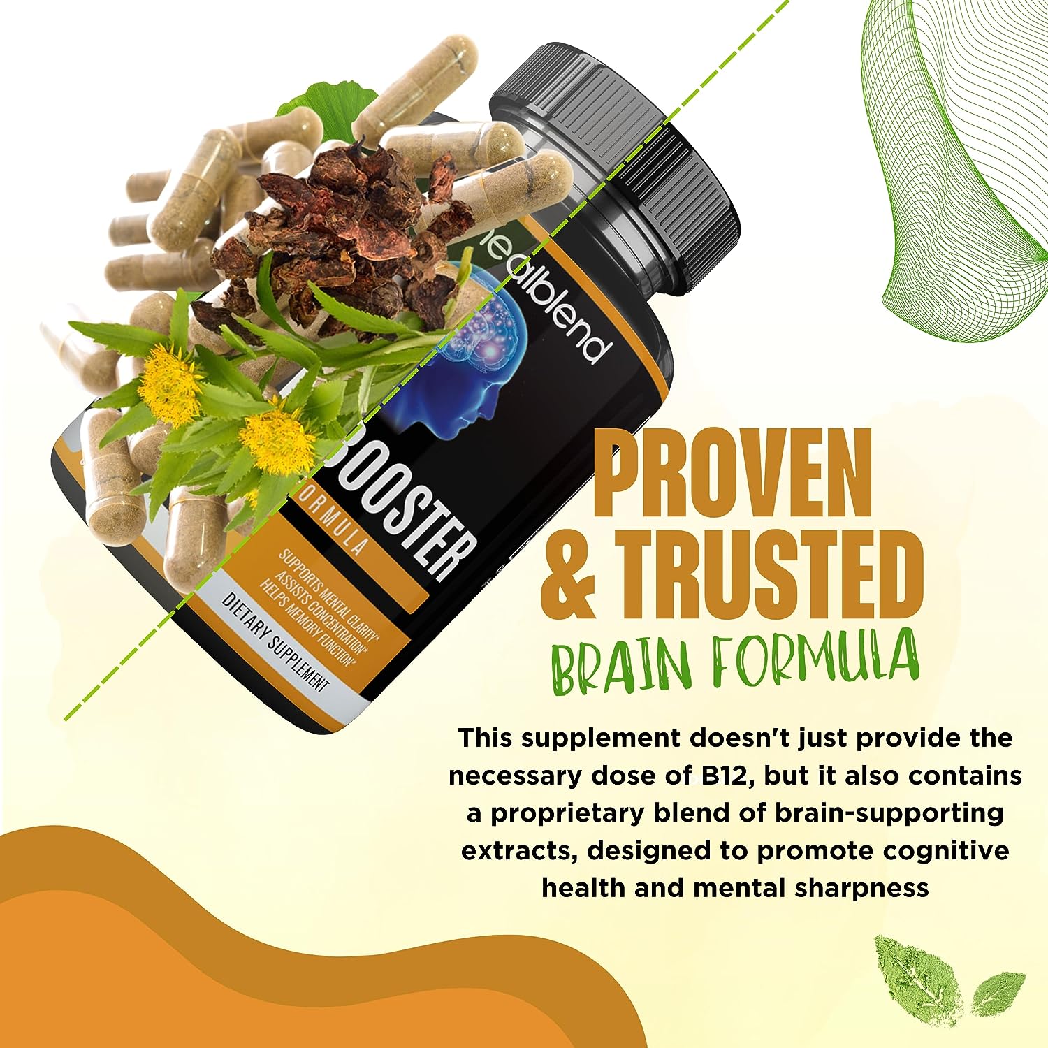 Brain Booster Supplement - Healblend