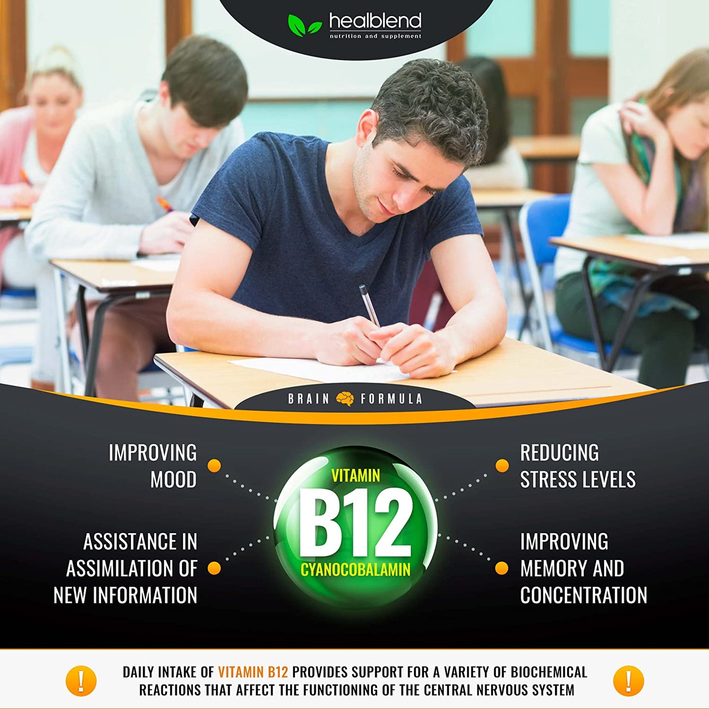 Brain Booster Supplement - Healblend