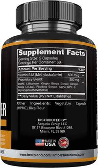 Brain Booster Supplement - Healblend