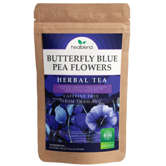Butterfly Blue Pea Flowers Herbal Tea - Healblend - #tag4#
