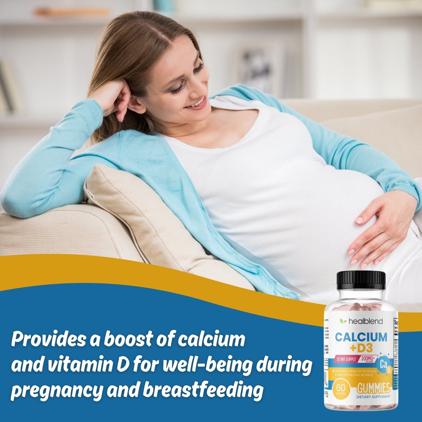 Calcium Gummies with Vitamin D3 - Healblend