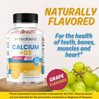 Calcium Gummies with Vitamin D3 - Healblend