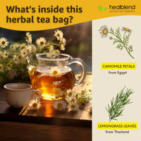 Camomile & Lemongrass Herbal Tea - Healblend
