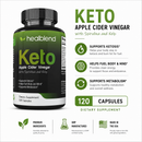 Apple Cider Vinegar - Support Weight Management, Metabolism, Detox & Cleanse - Includes Apple Pectin, Spirulina & Kelp - 120 Capsules