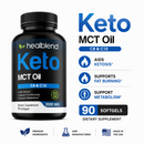 KETO MCT Oil Softgels 2000mg - Natural Weight Loss Supplement -Ketogenic Fat Burner, Ketosis Diet Pills, Metabolism Booster for Men & Women