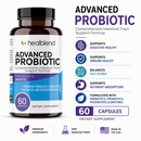 Probiotics for Digestive Health, 11.5 Billion CFU - Probiotic Supplement For Bloating, Gas and Constipation Relief, 60 Capsules