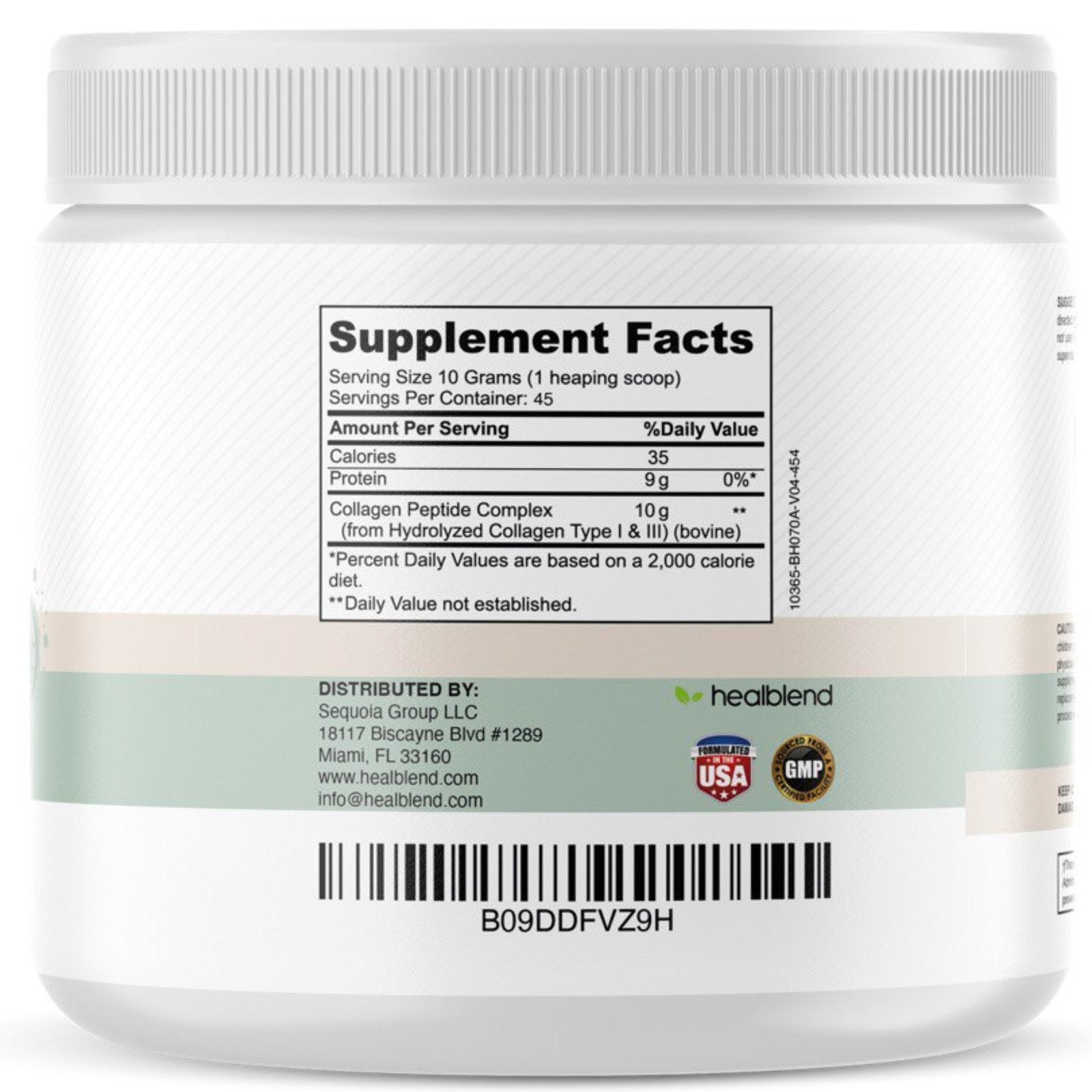 Collagen Keto Peptide Powder - Healblend