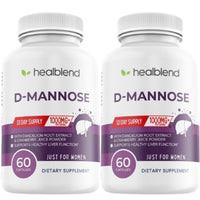 D-Mannose Capsules - Liver & Urinary Tract Health Supplement for UTI, Bladder Infection, Kidney Support & Bloating Relief - 60 Capsules