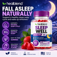 Sleep Well Melatonin 5 mg Gummies – Nighttime Sleep Support | 60 Gummies