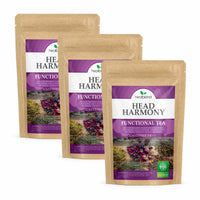 Head Harmony Functional Tea, Calming Tension Relief & Sleep Support, Caffeine Free, 4oz