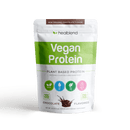 Organic Vegan Protein Powder Chocolate Flavor - 20g Plant Based Pea Protein Isolate for Muscle Support and Recovery - 16 Oz