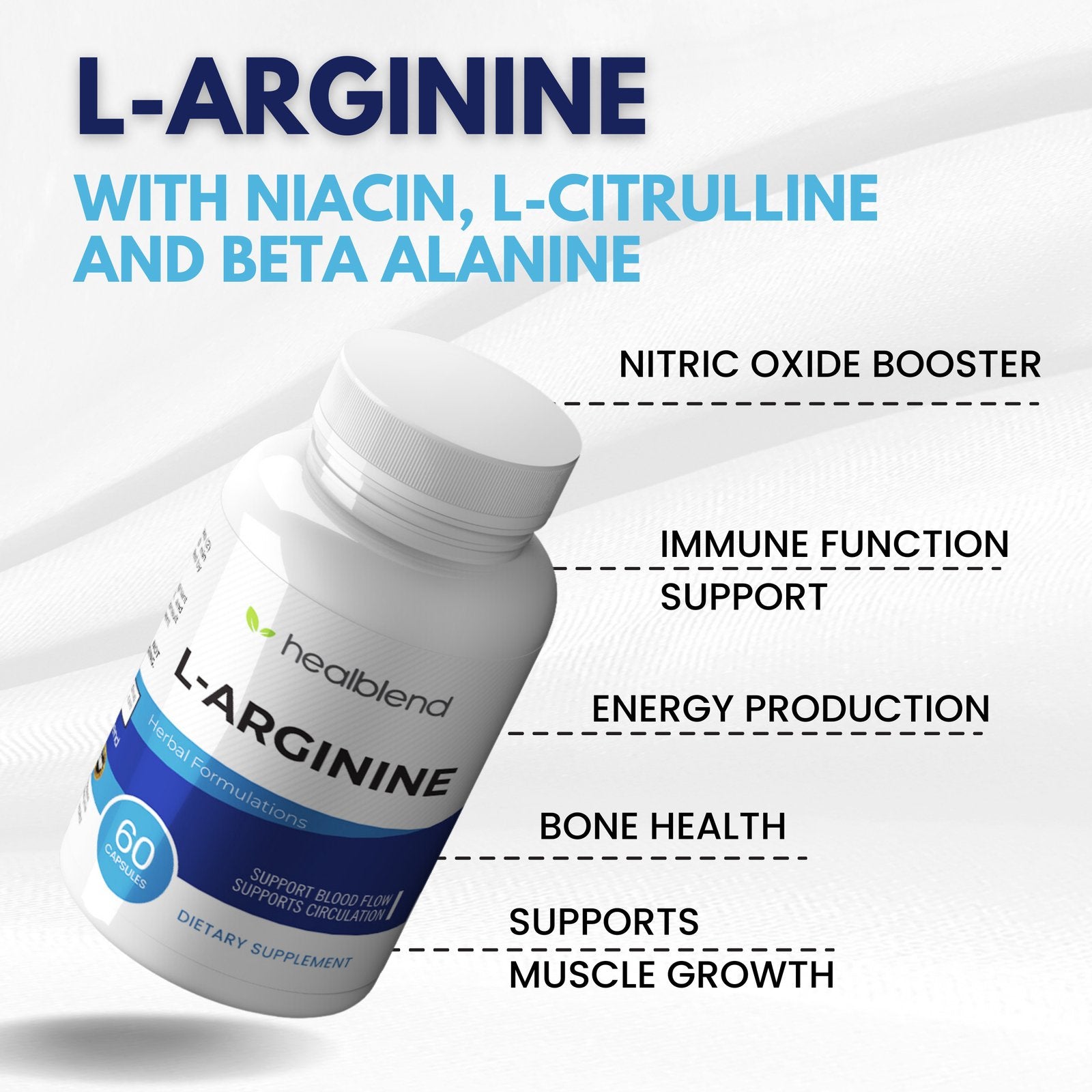 L - Arginine Plus L - Citrulline Complex - Healblend