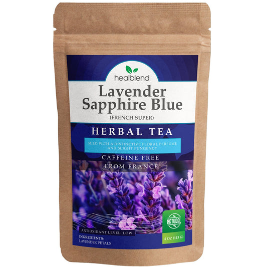 Lavender Sapphire Blue (French Super) Herbal Tea - Healblend