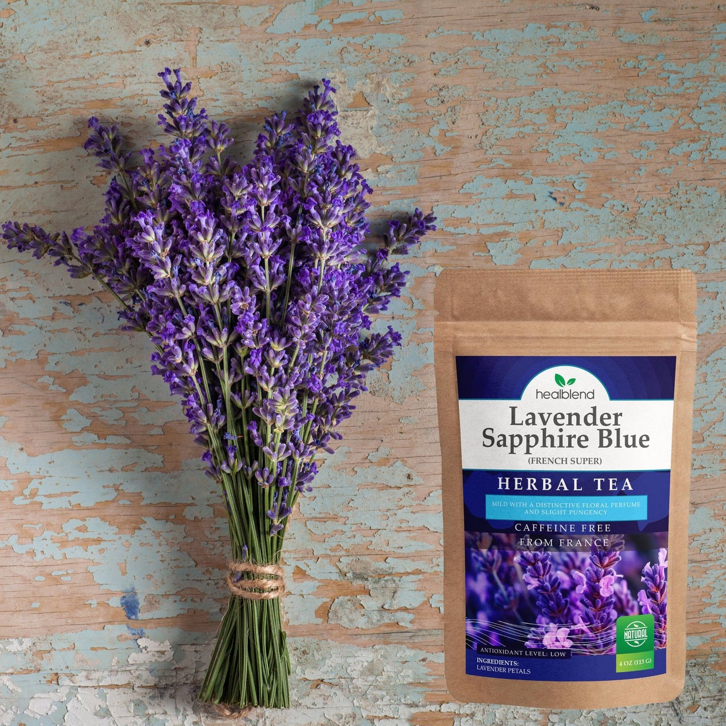 Lavender Sapphire Blue (French Super) Herbal Tea - Healblend