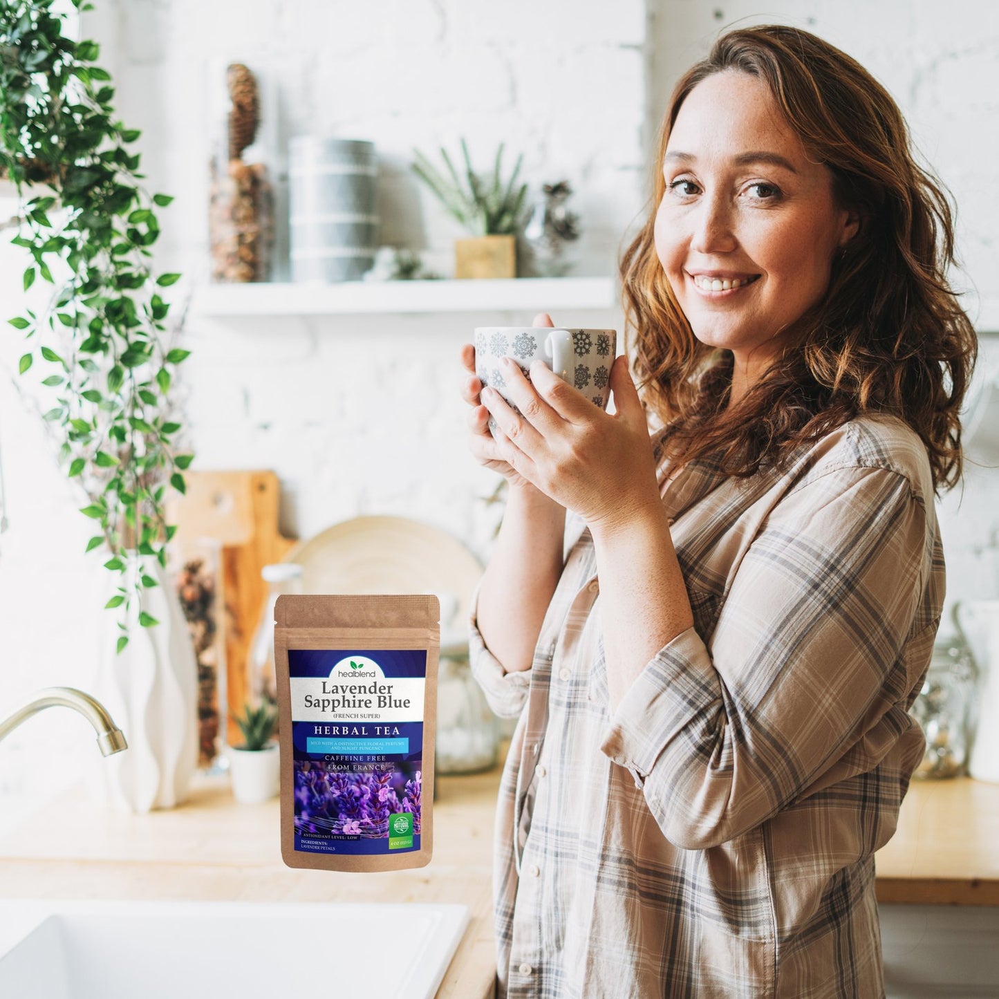 Lavender Sapphire Blue (French Super) Herbal Tea - Healblend