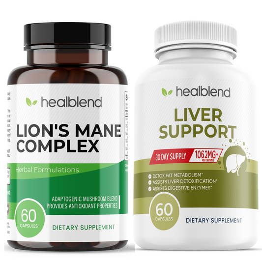 Lion's Mane Complex & Liver Support - Healblend - #tag4#