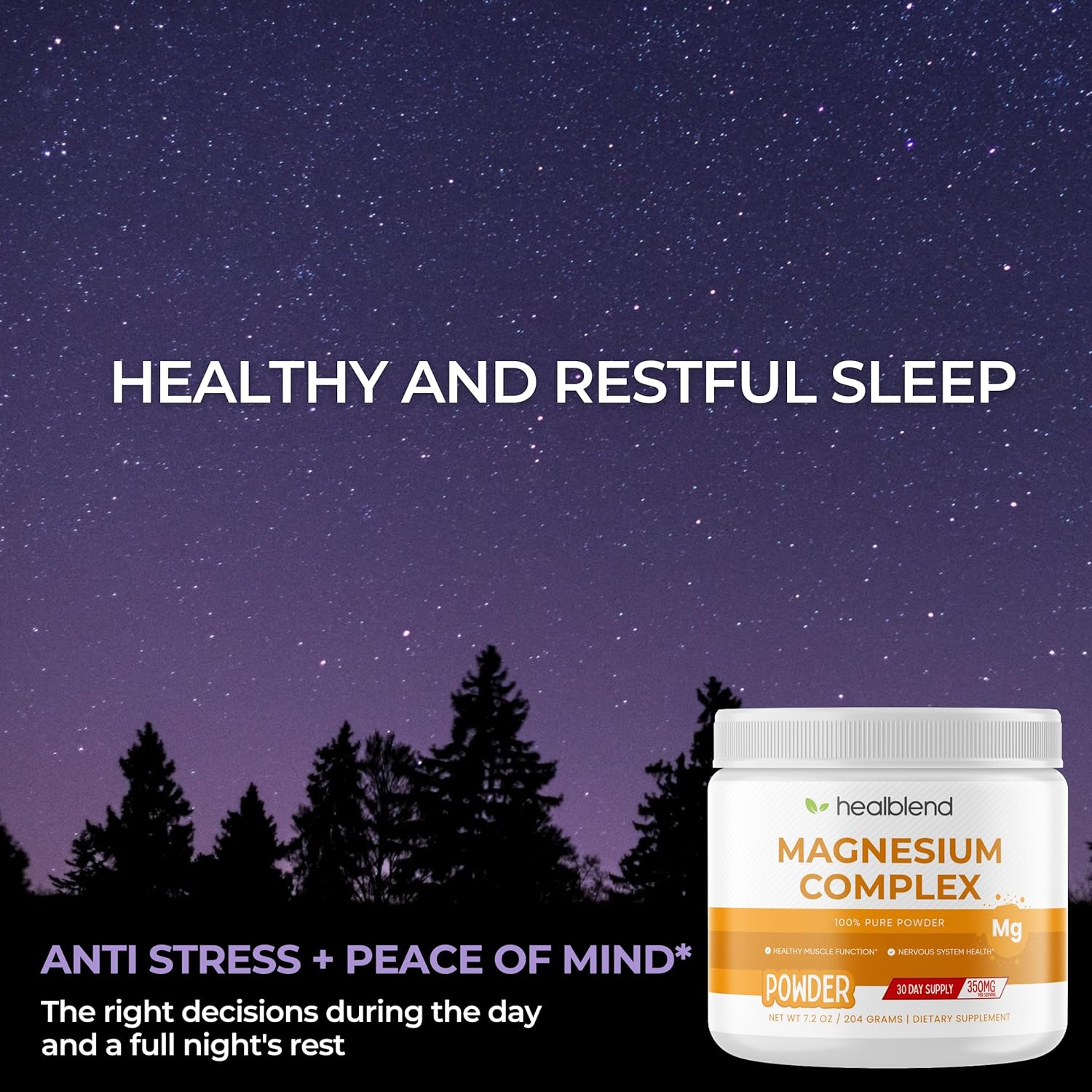 Magnesium Complex - Magnesium Citrate Powder - Healblend
