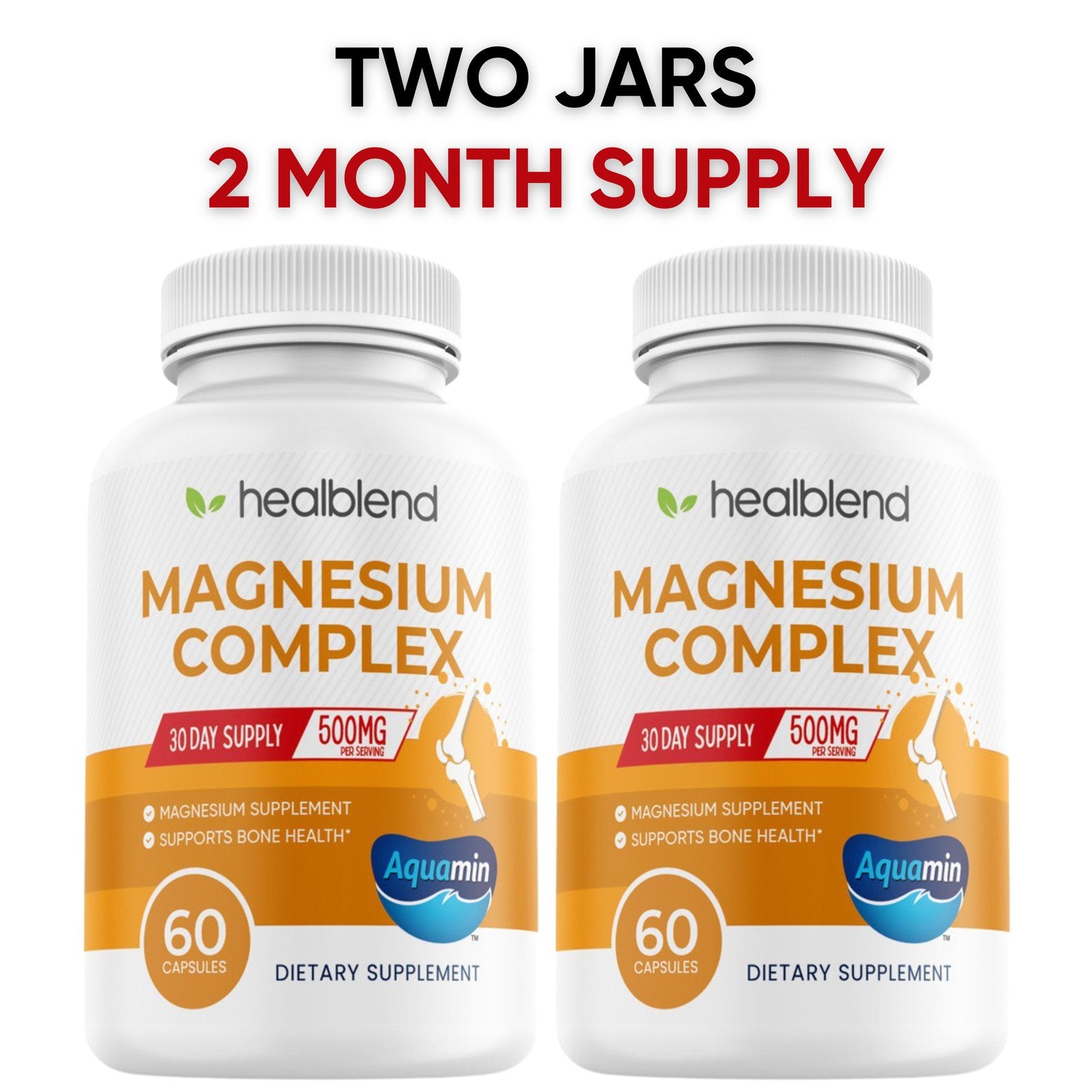 Magnesium Complex Supplement 500mg - Healblend
