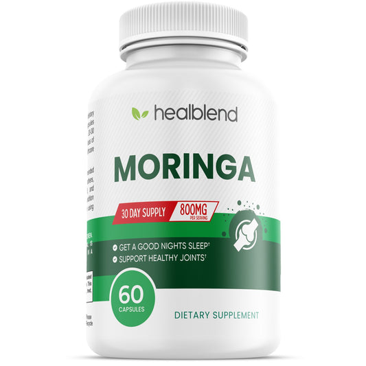 Moringa Oleifera Leaf Powder Capsules - Healblend
