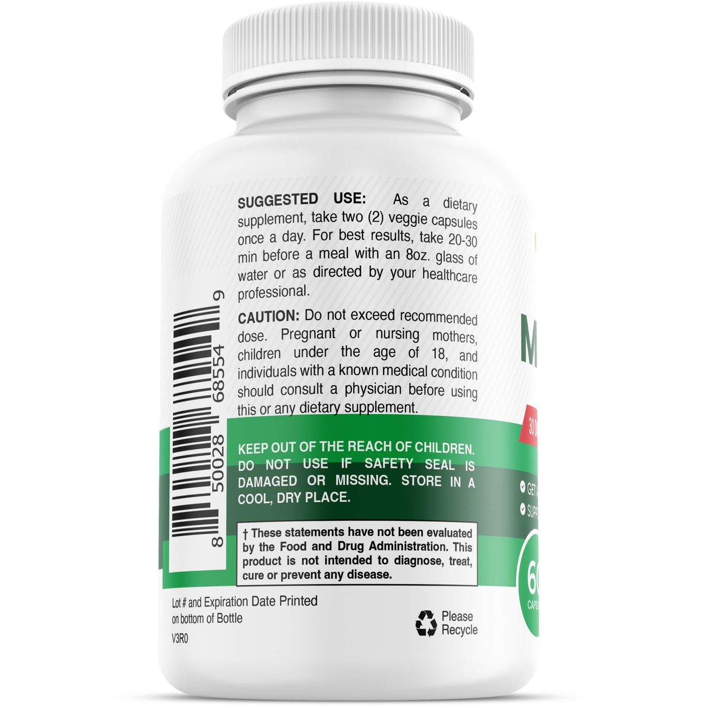 Moringa Oleifera Leaf Powder Capsules - Healblend