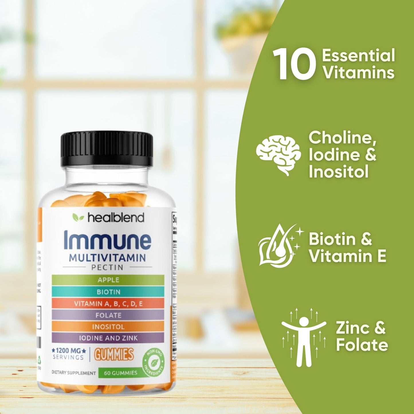 Multivitamin Bear Gummies - Healblend - #tag4#