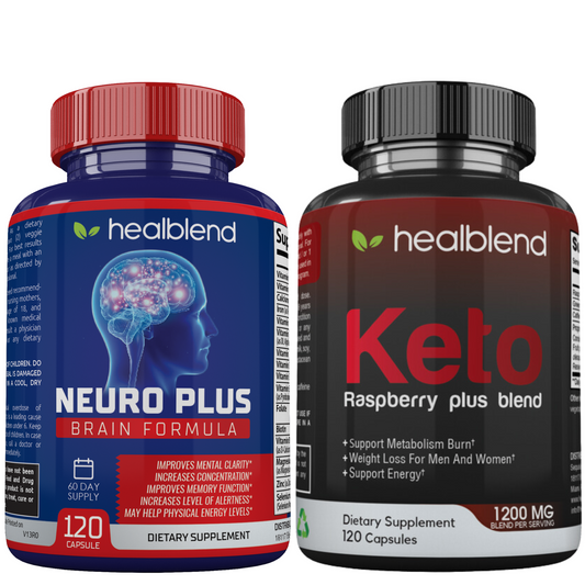 Neuro Plus Brain Formula & Keto Raspberry - Healblend - #tag4#