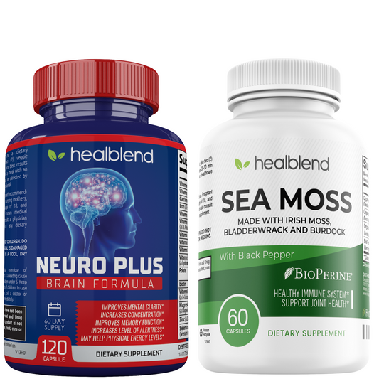 Neuro Plus Brain Formula & Sea Moss - Healblend - #tag4#