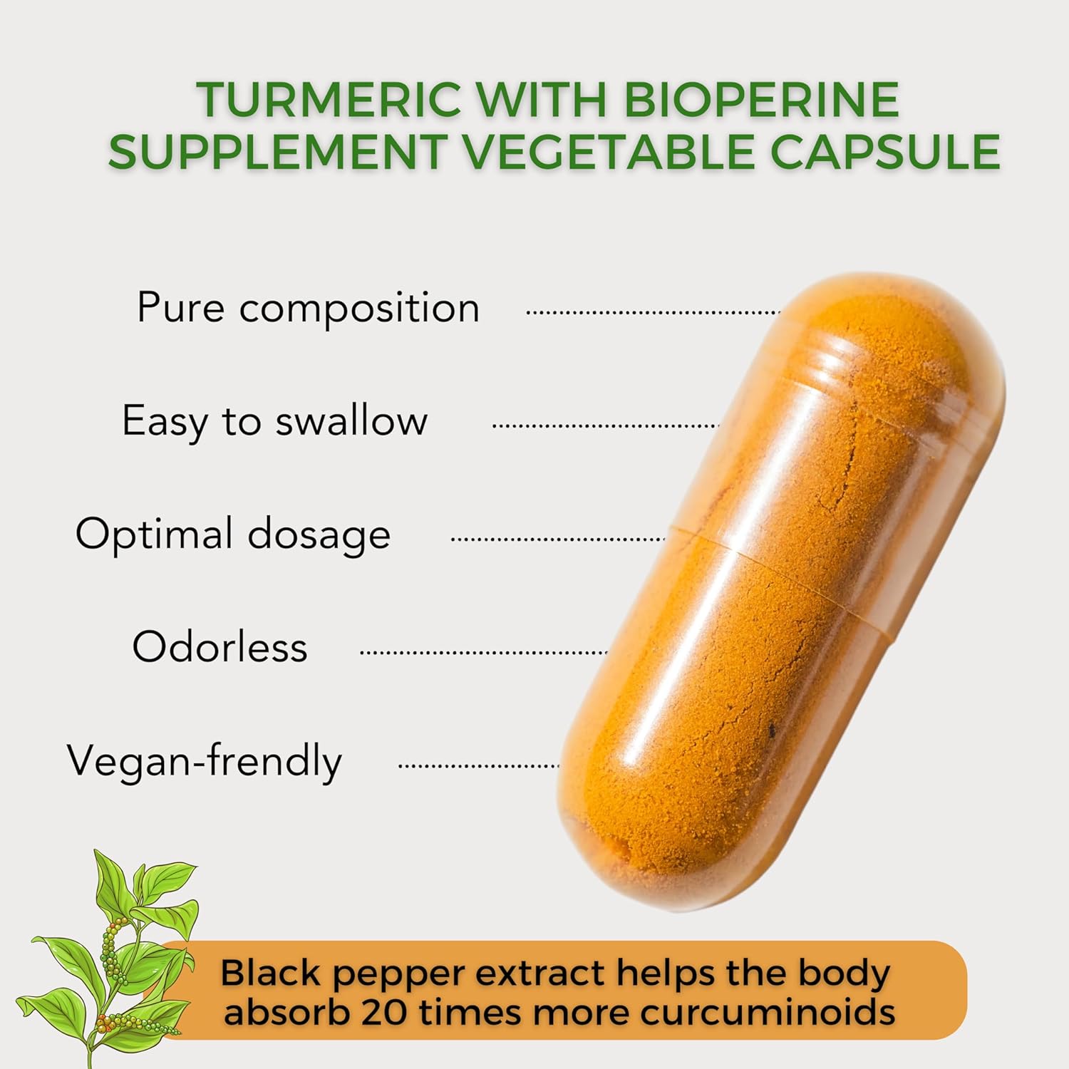 Organic Turmeric Curcumin with BioPerine - Healblend