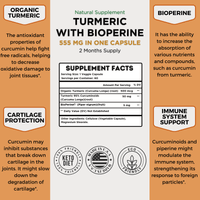 Organic Turmeric Curcumin with BioPerine - Healblend